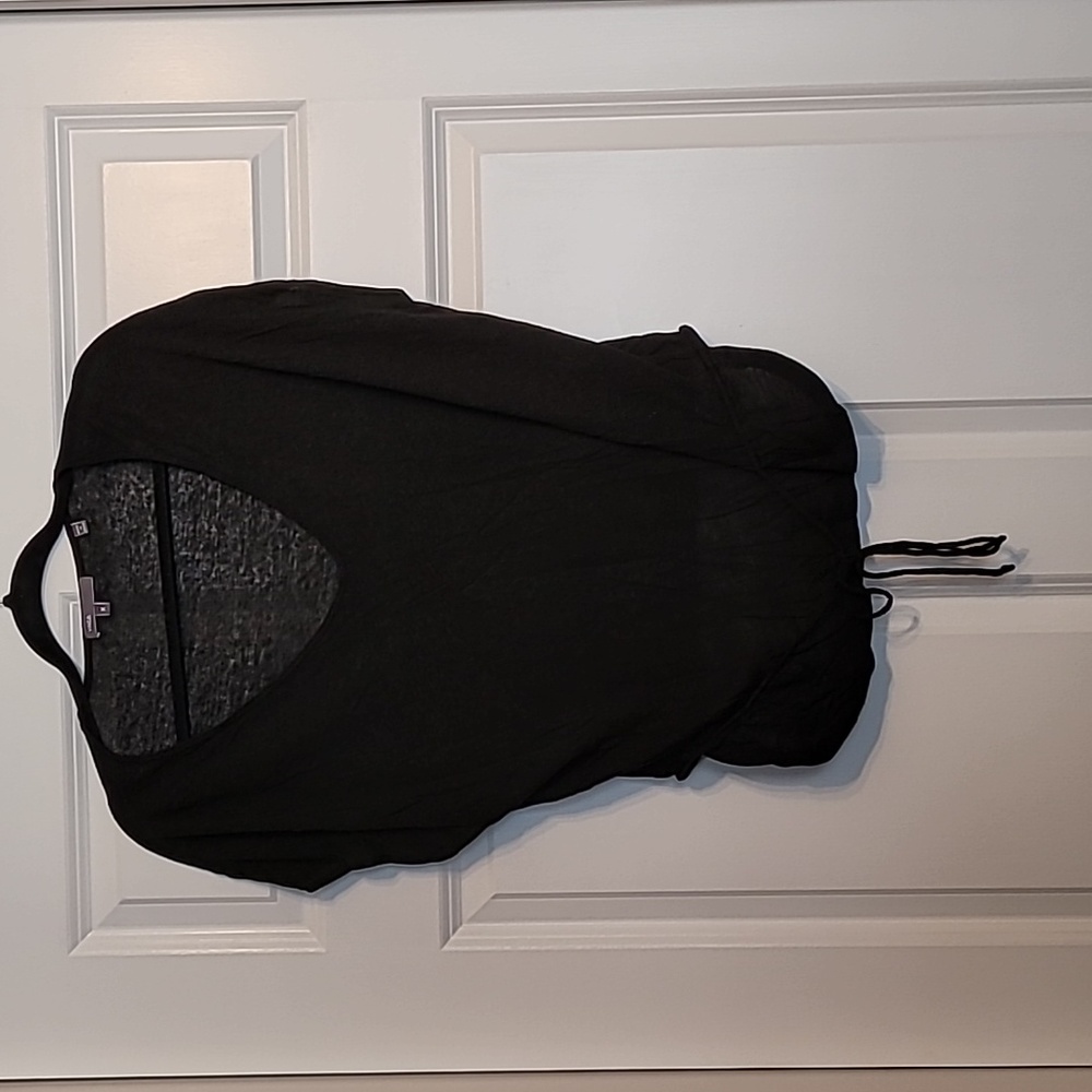 VINCE linen blend dolman top